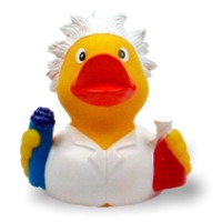 Badeente Prof. Zweistein