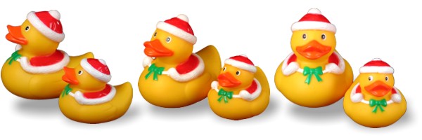 Badeente Hedwig Nikolaus -2er-Set-