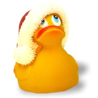 Badeente Santa Claus-Duck