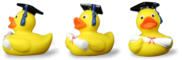 Badeente Squeaky Graduate Duck