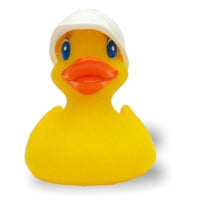 Badeente Agathe mit Bauhelm