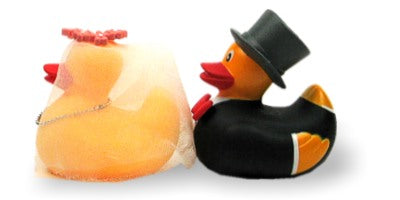 Badeenten Bruno & Brunhilde Brautpaar-Set