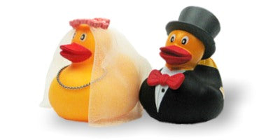 Badeenten Bruno & Brunhilde Brautpaar-Set