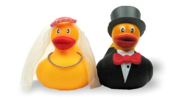 Badeenten Bruno & Brunhilde Brautpaar-Set