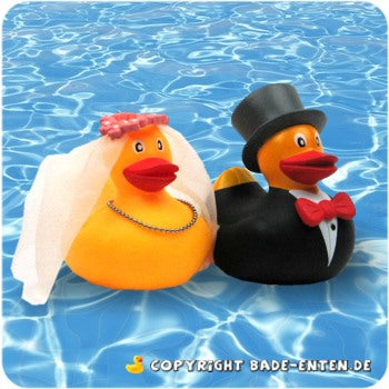 Badeenten Bruno & Brunhilde Brautpaar-Set