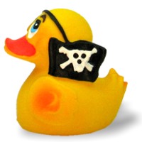 Badeente Pirat Duck