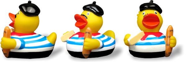 Badeente Jean Baguette