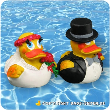 Badeenten Hochzeitspaar 2er-Set