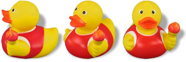 Badeente Fackelträger