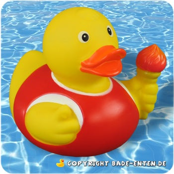 Badeente Fackelträger