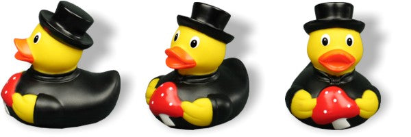 Badeente Glücksbringer Pilz