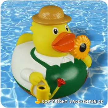Badeente Gustl Gärtner