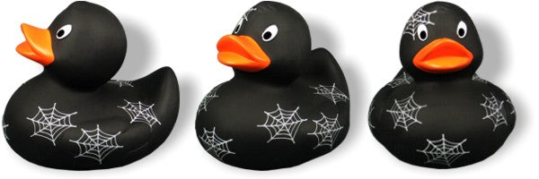 Badeente Spinnennetz