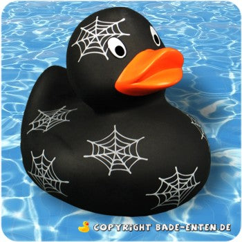 Badeente Spinnennetz