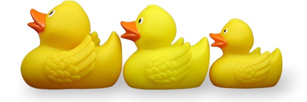 Rennente Flitzer mit Schwimmgewicht