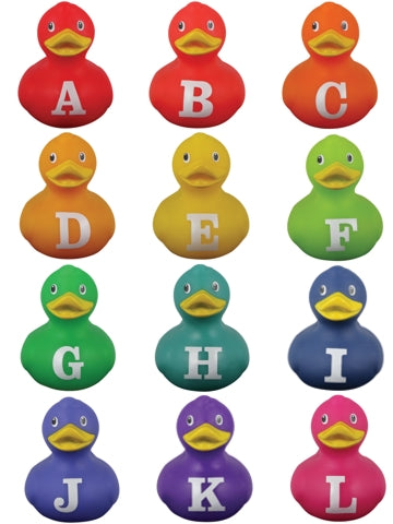 Mini-Quietscheente Alphabet Duck A-Z