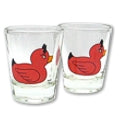 Shot Glasses Devil Duckie