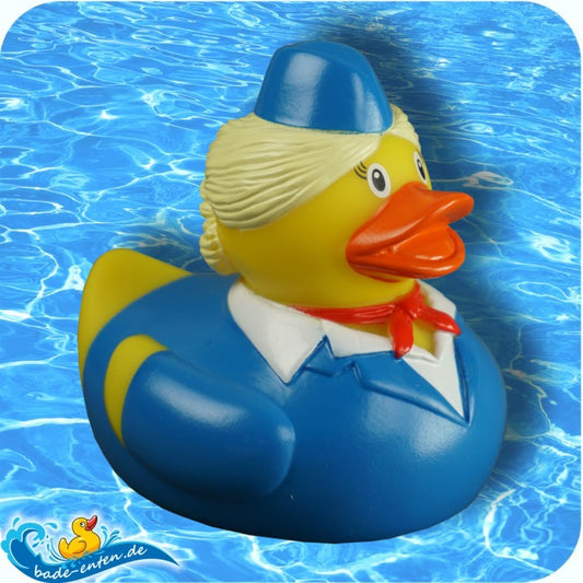 Badeente Flora Flugbegleiterin