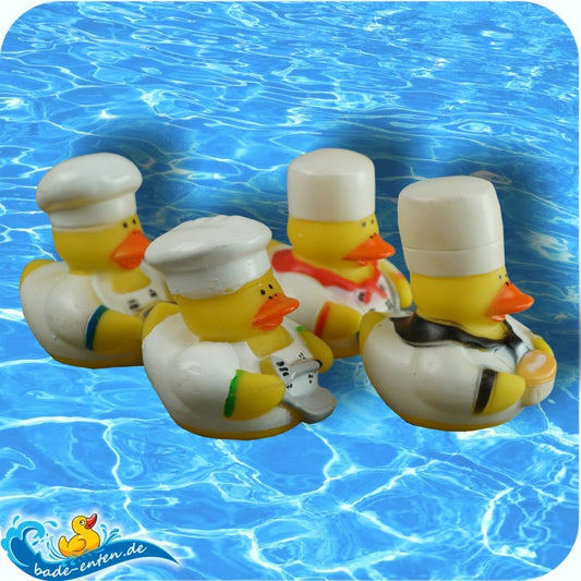 Badeenten 4er-Set Chefkoch