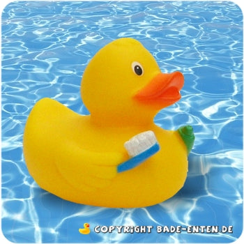 Badeente Thesi Zahnputzer